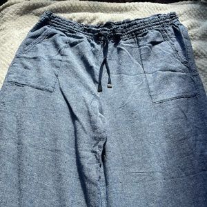 Beautiful blue loose pants